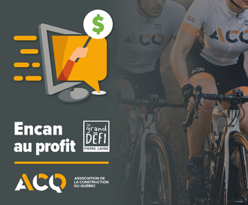 Encan grand défi pierre lavoie