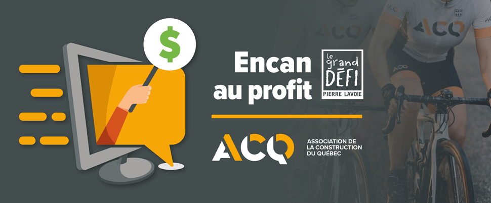 Encan grand défi pierre lavoie